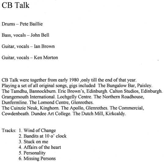 CB Talk Info
